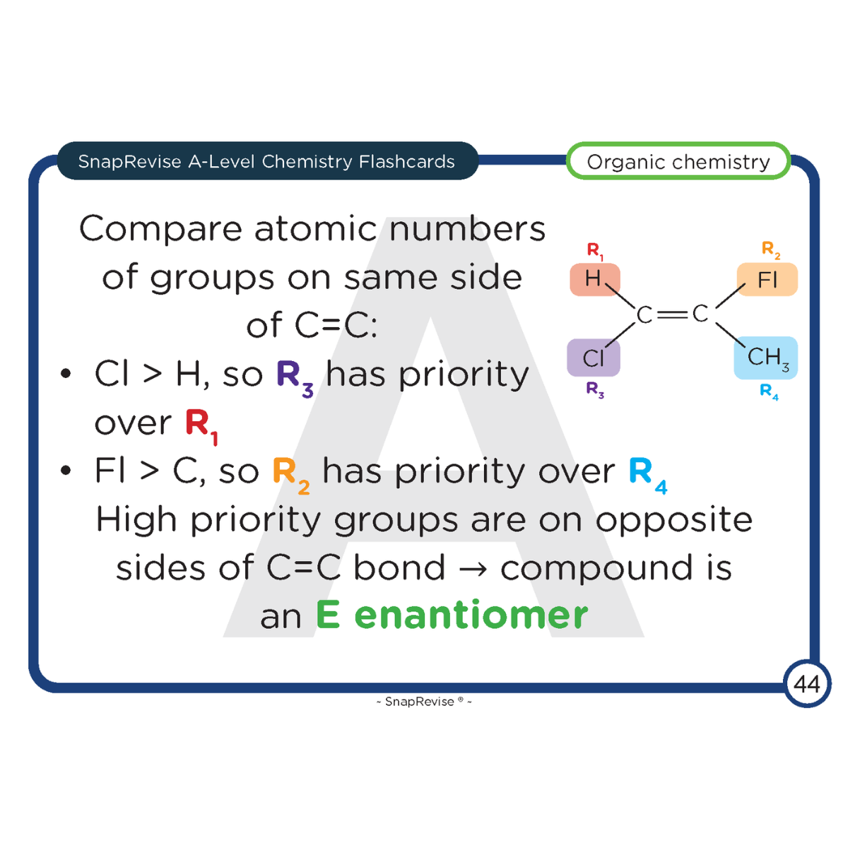 A-Level Chemistry Flashcards Pack 1