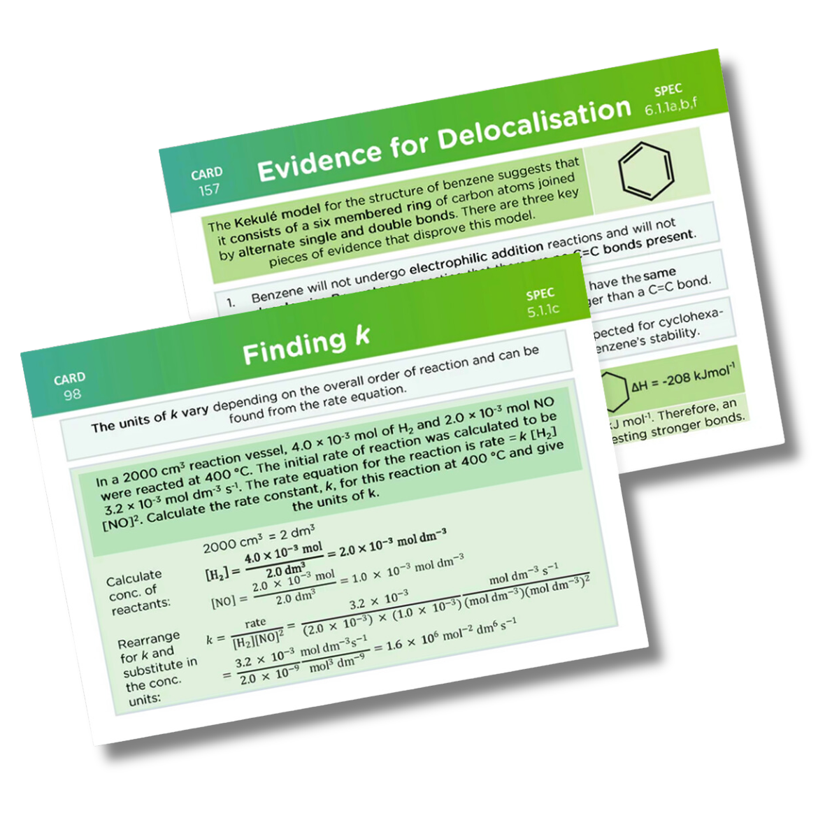 A-Level OCR Chemistry Complete Revision Card Bundle