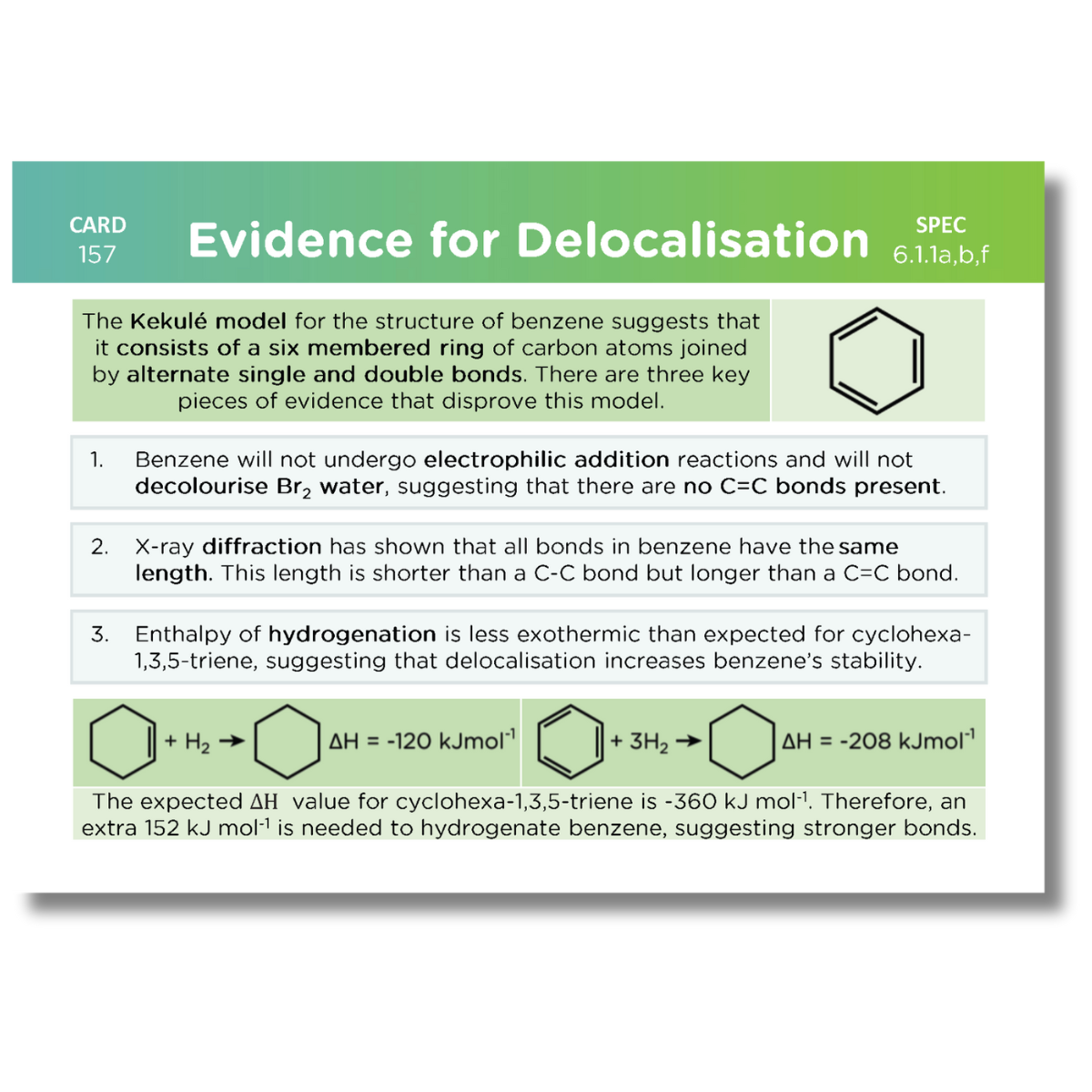 A-Level OCR Chemistry Revision Cards: Pack 2 of 2 (Modules 5-6)