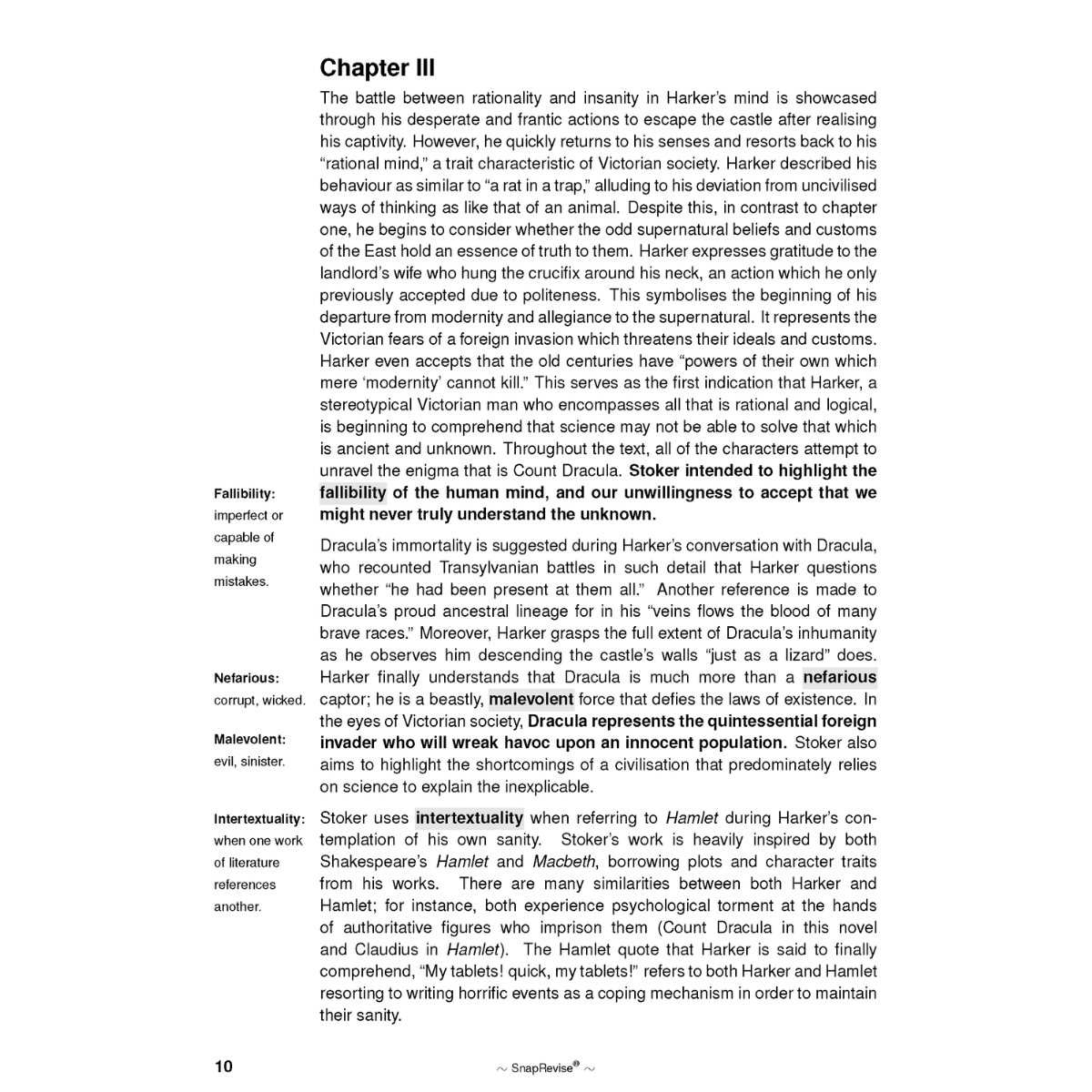 Text Guide: Dracula by Bram Stoker