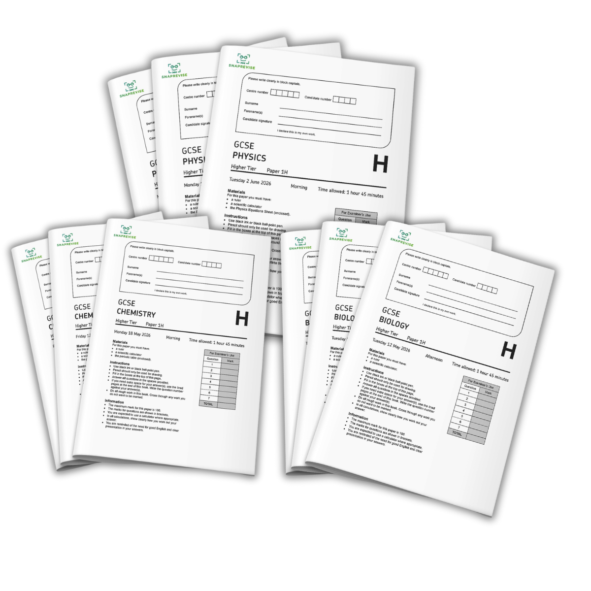 GCSE Triple Science Predicted Papers 2026 Bundle