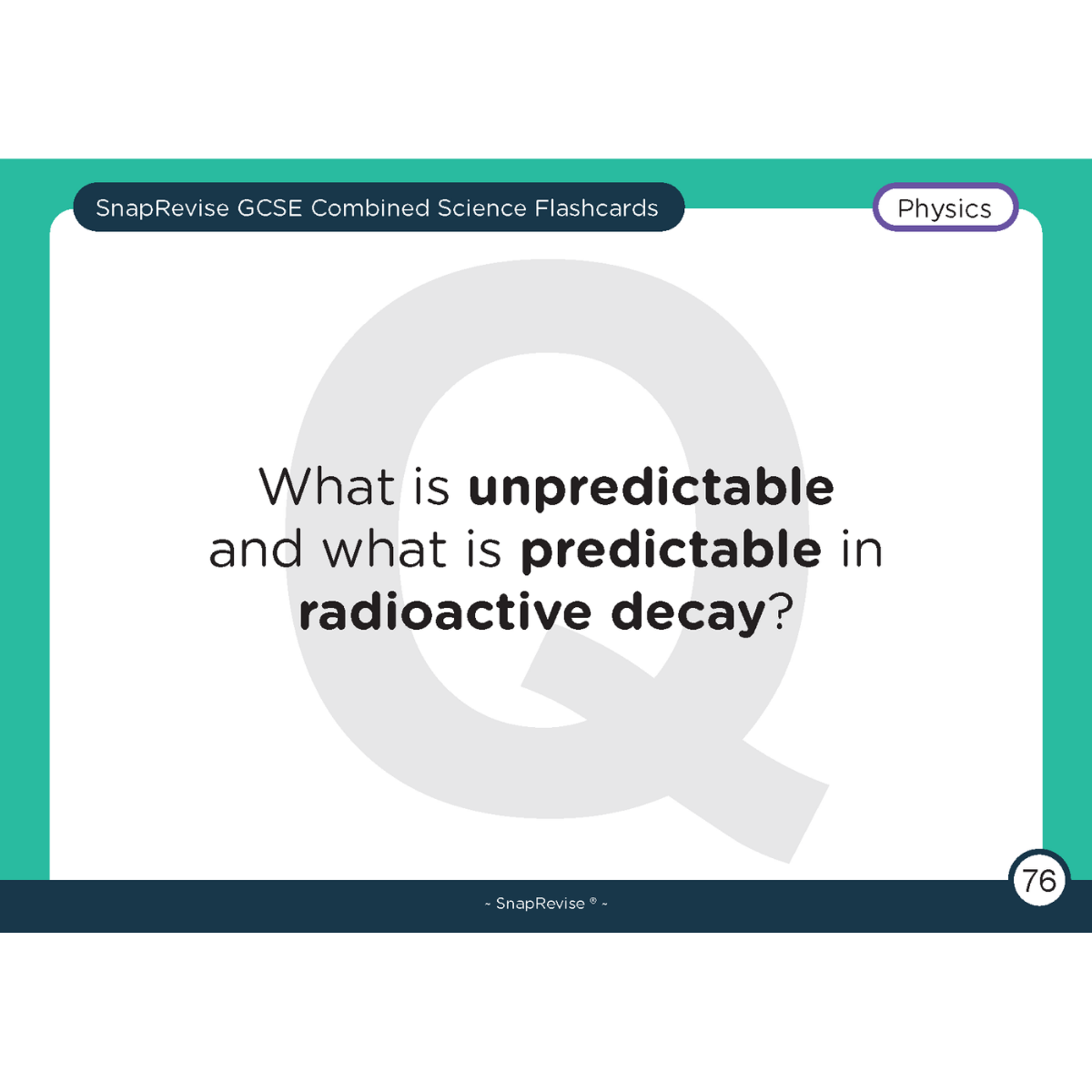 GCSE Combined Science Foundation Flashcards