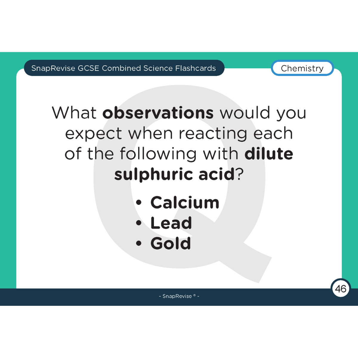 GCSE Combined Science Foundation Flashcards