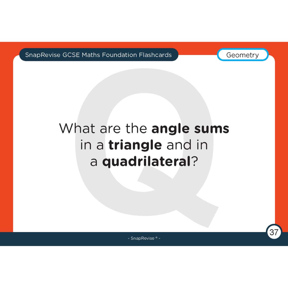 GCSE Maths Foundation Flashcards