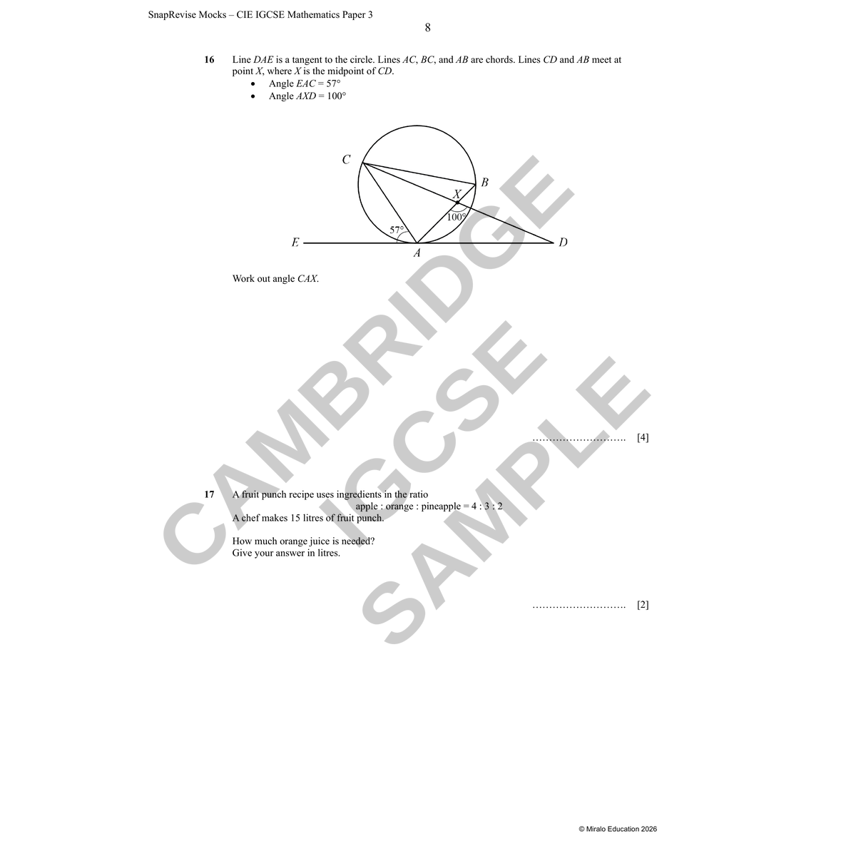 GCSE Mock Exam Papers All Subject Pack (Combined Science)