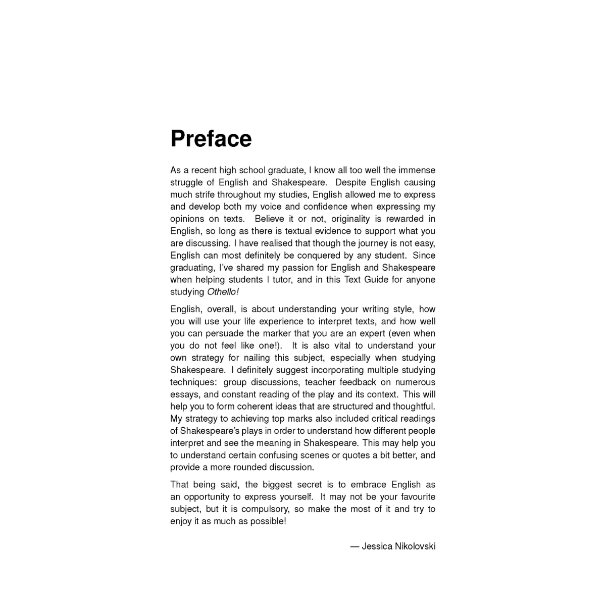 Text Guide: Othello by William Shakespeare