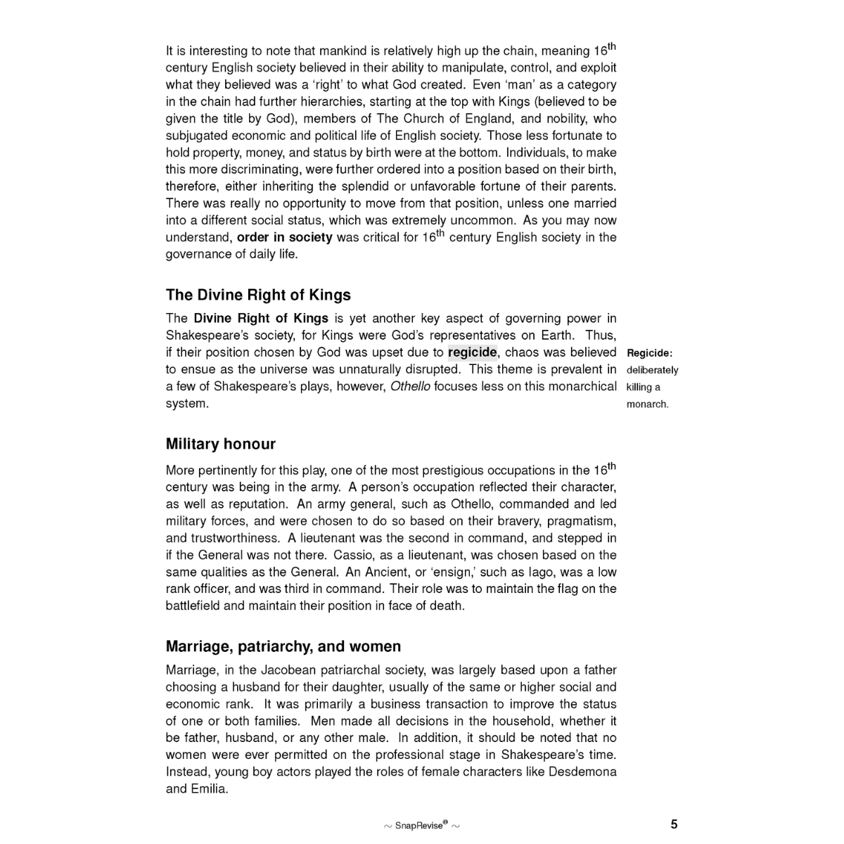 Text Guide: Othello by William Shakespeare