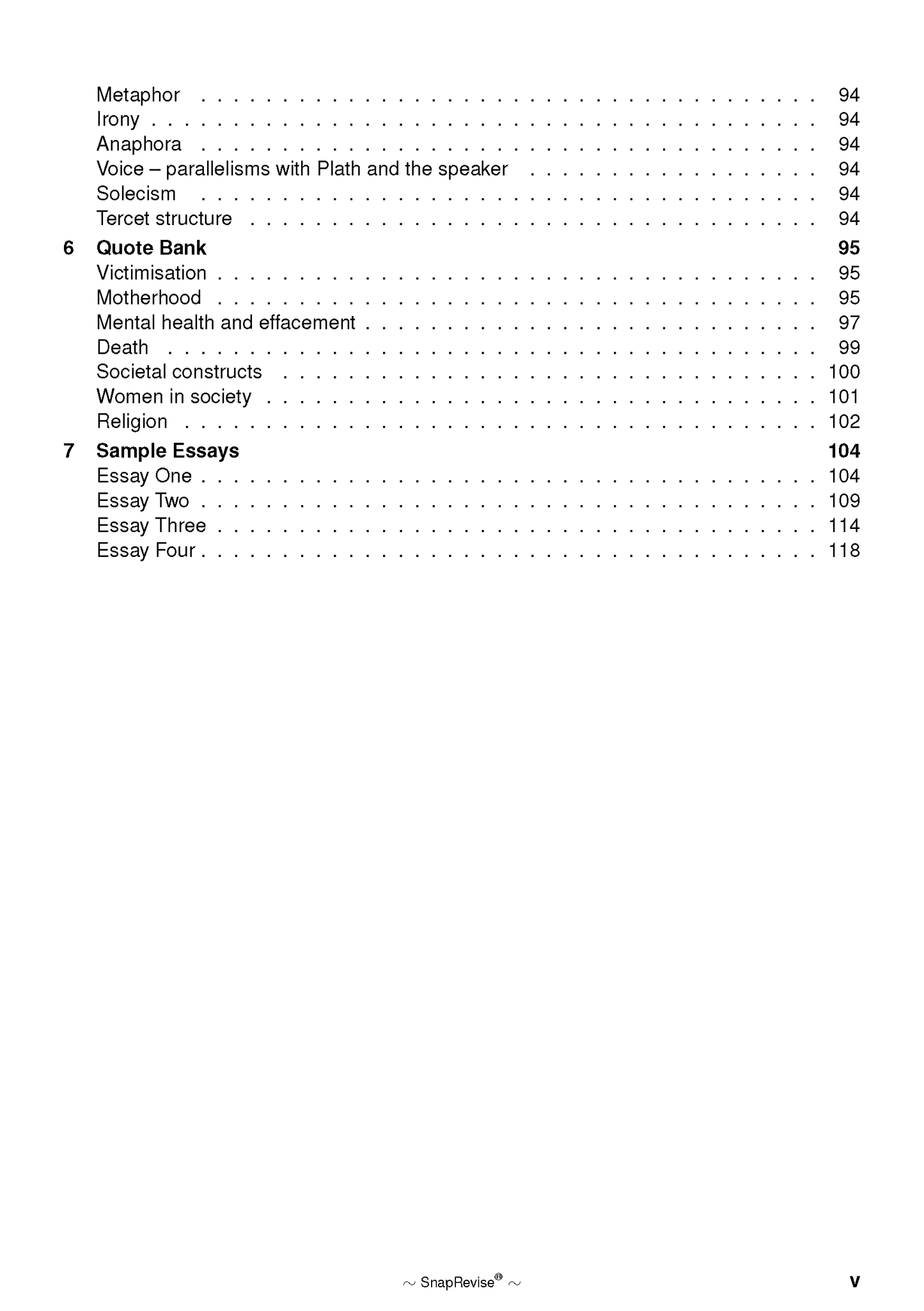 Text Guide: Ariel by Sylvia Plath