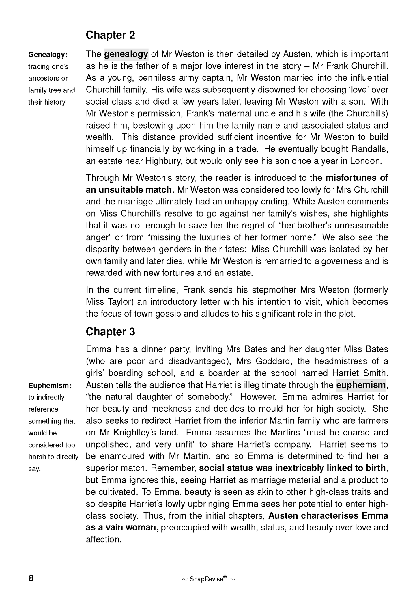 Text Guide: Emma by Jane Austen