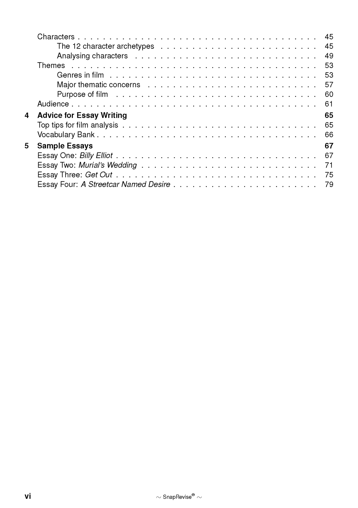 The SnapRevise Analysis Guides: How To Analyse Films