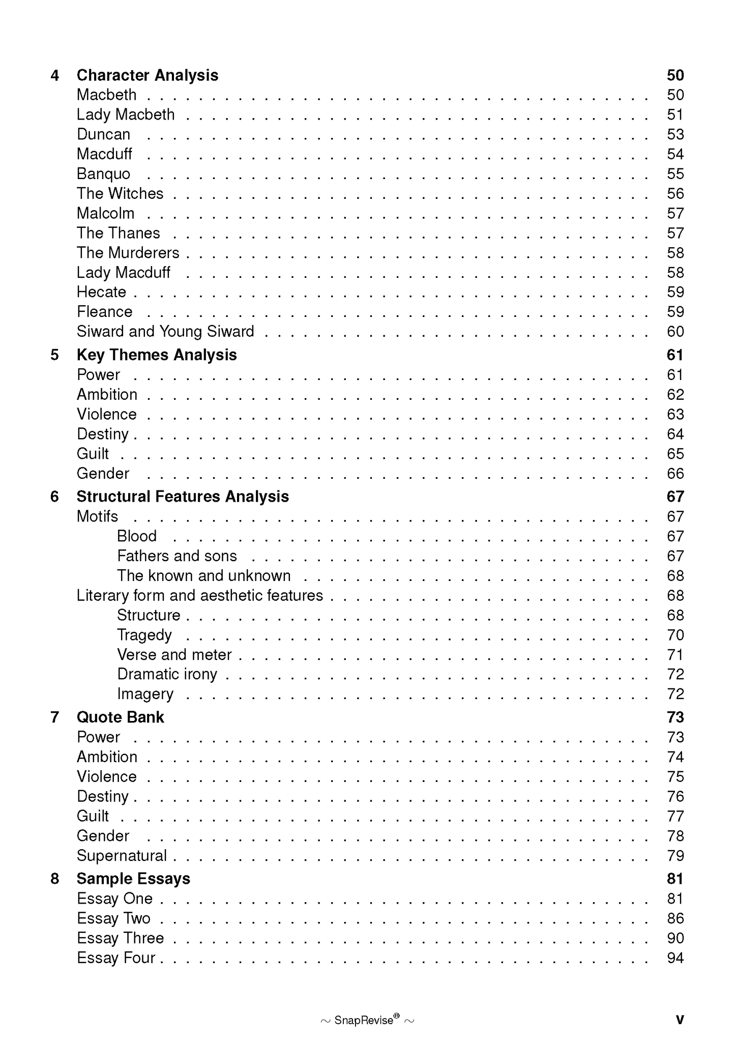 Text Guide: Macbeth by William Shakespeare