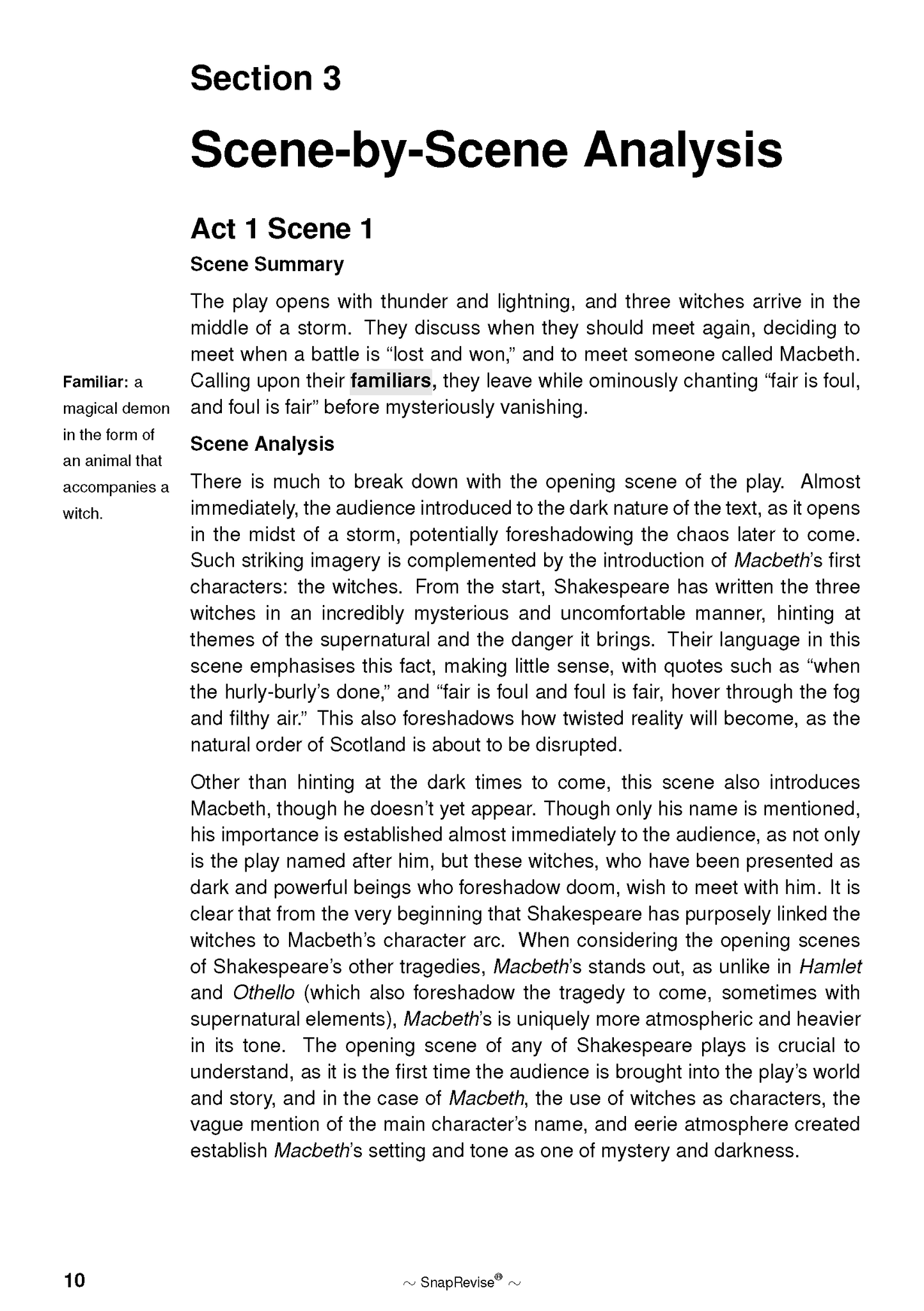Text Guide: Macbeth by William Shakespeare