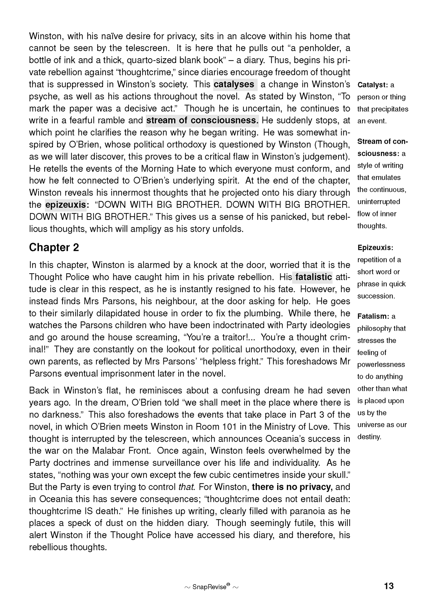 Text Guide: Nineteen Eighty-Four (1984) by George Orwell