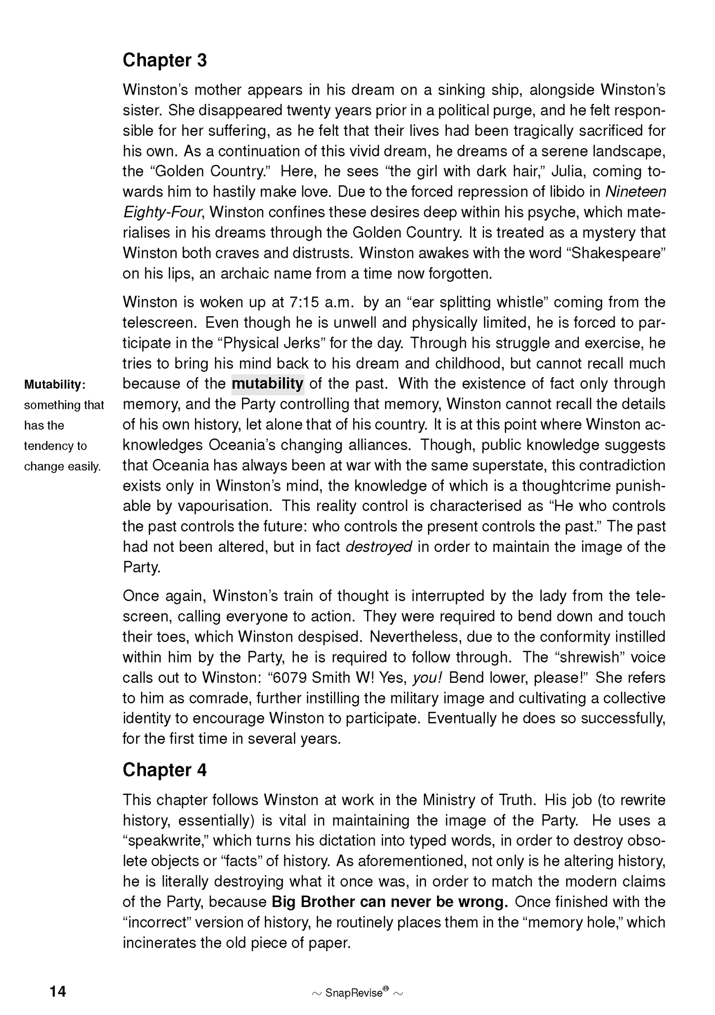 Text Guide: Nineteen Eighty-Four (1984) by George Orwell