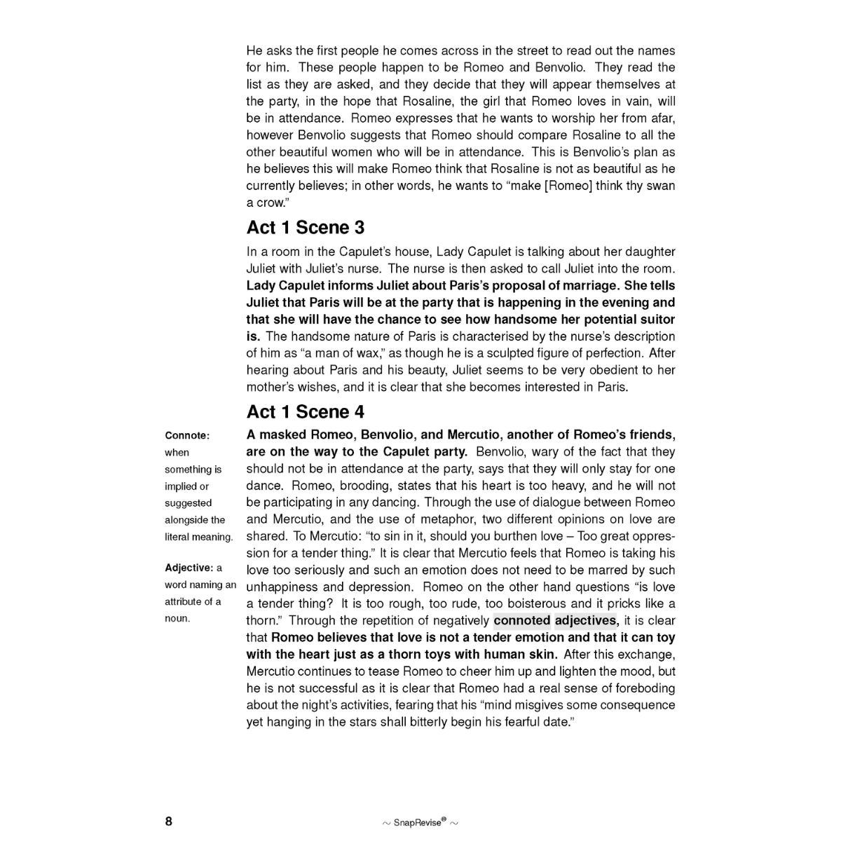 Text Guide: Romeo and Juliet by William Shakespeare