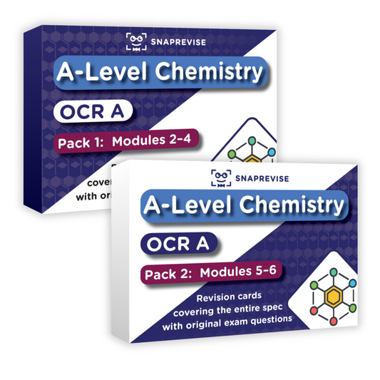 A-Level OCR Chemistry Complete Revision Card Bundle