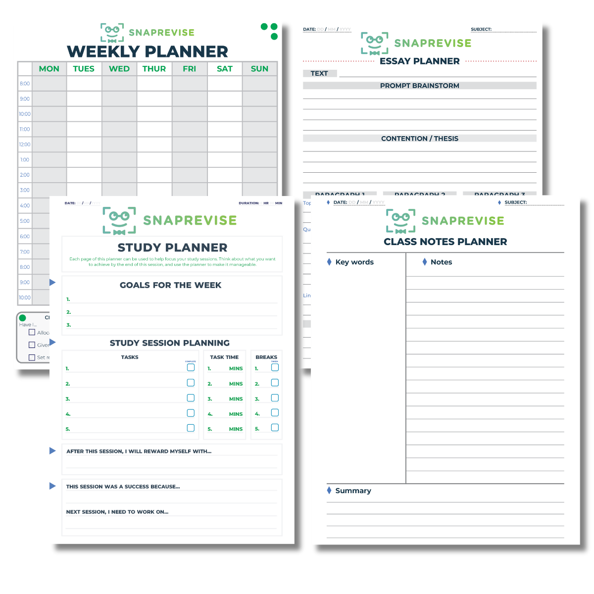 SnapRevise Ultimate Planner Bundle