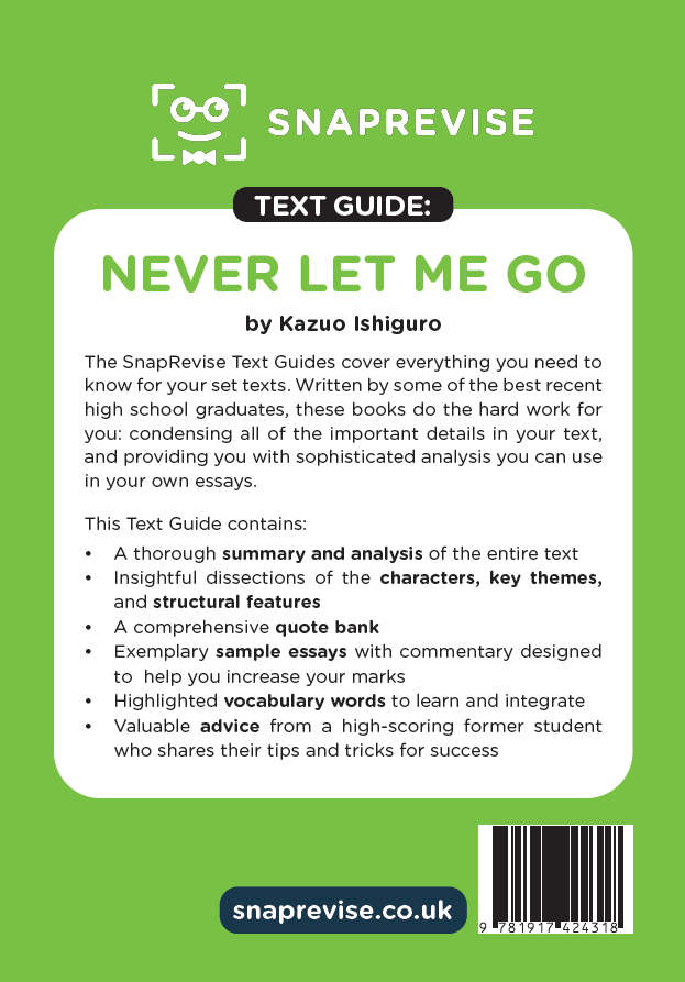 Text Guide: Never Let Me Go by Kazuo Ishiguro