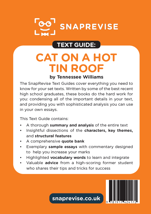 Text Guide: Cat on a Hot Tin Roof by Tennessee Williams