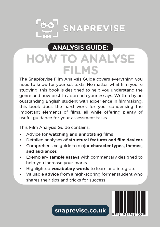 The SnapRevise Analysis Guides: How To Analyse Films
