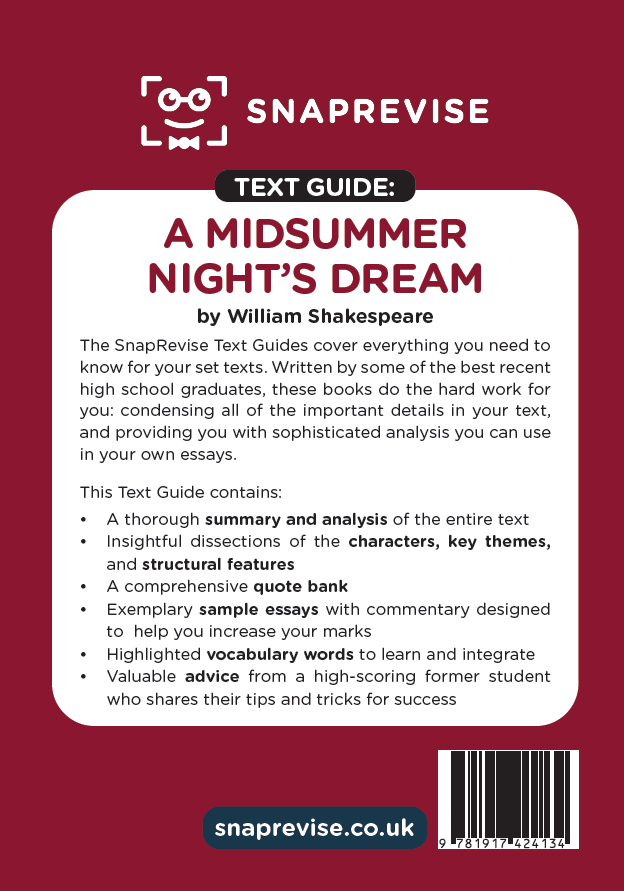 Text Guide: A Midsummer Night's Dream by William Shakespeare