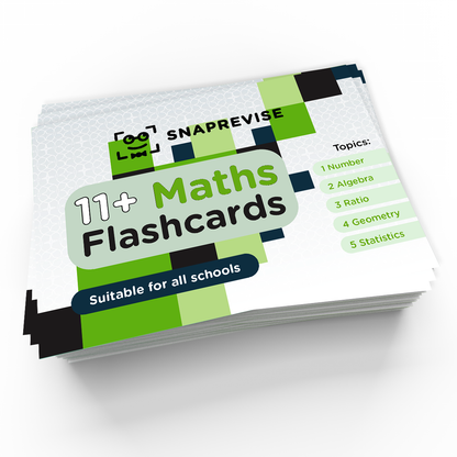 11+ Maths Flashcards