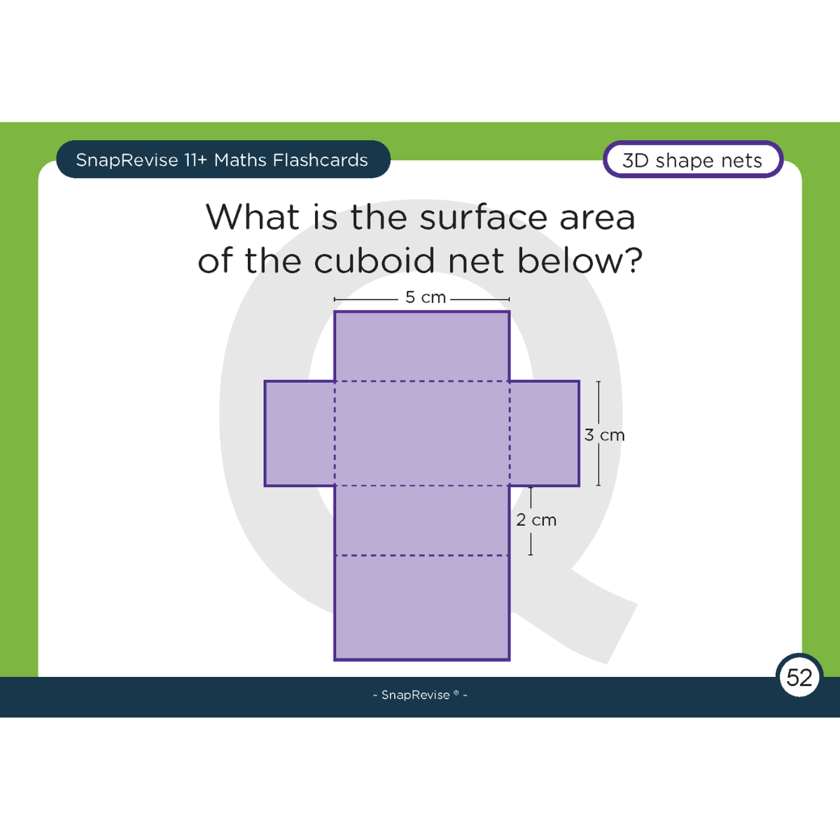 11+ Maths Flashcards
