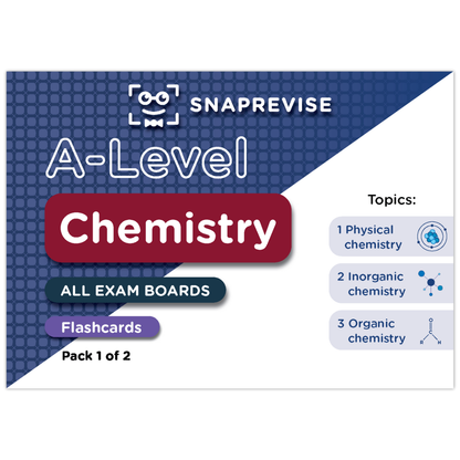 A-Level Chemistry Flashcards Pack 1