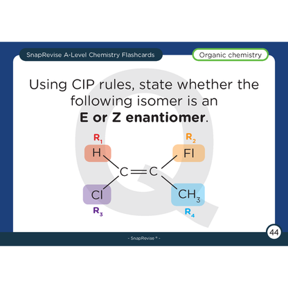 A-Level Chemistry Flashcards Pack 1