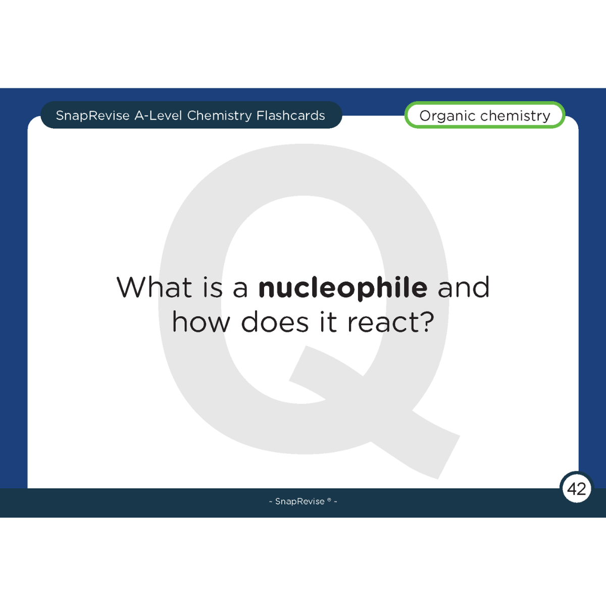 A-Level Chemistry Flashcards Pack 1