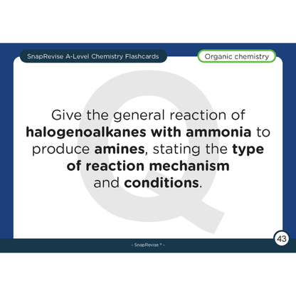 A-Level Chemistry Flashcards Pack 2