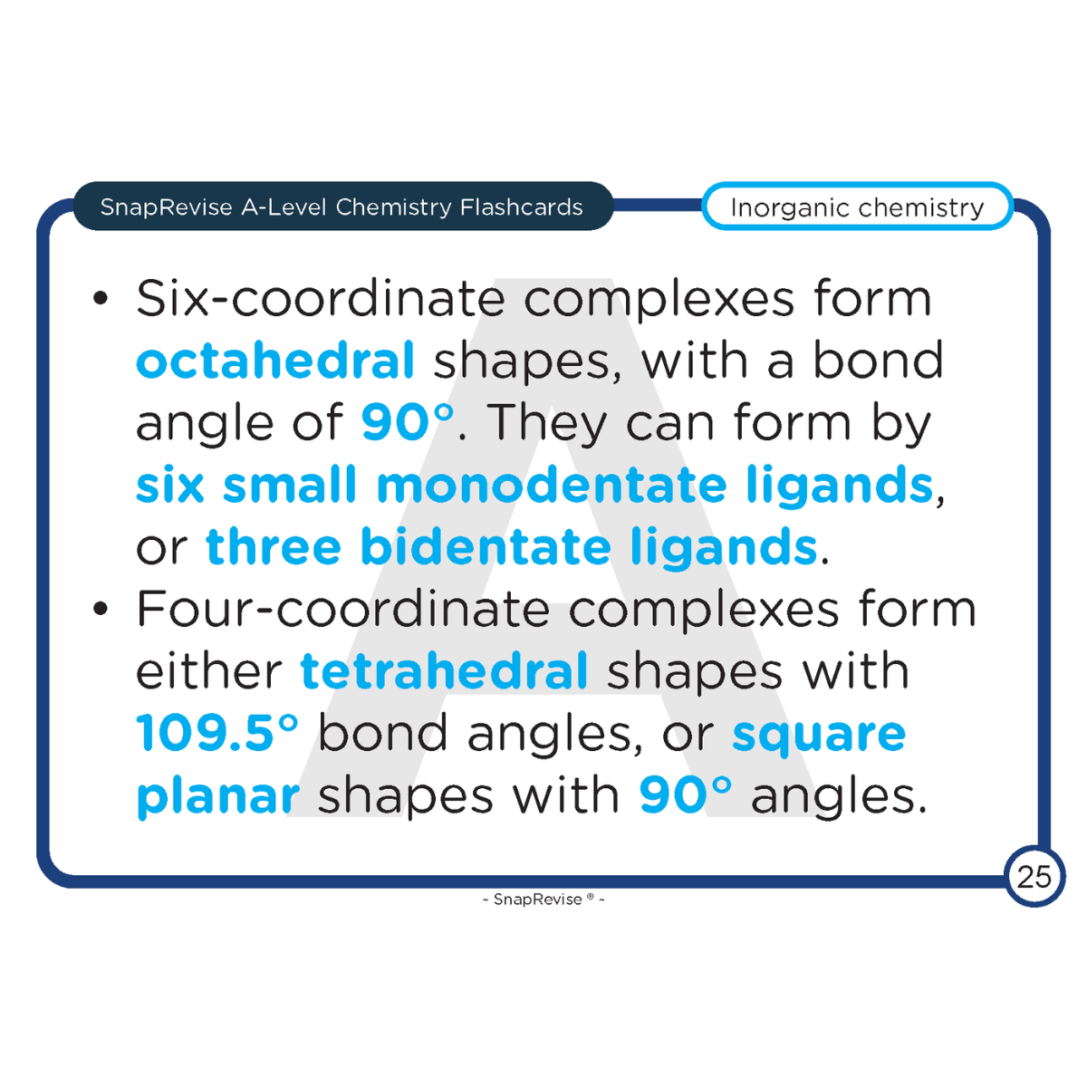 A-Level Chemistry Flashcards Pack 2