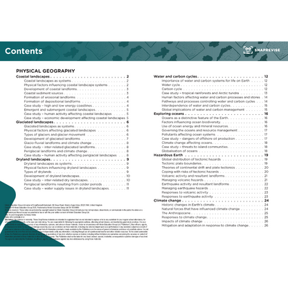 A-Level Geography Summary Notes