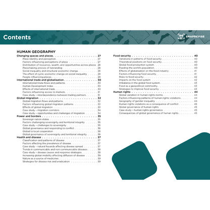 A-Level Geography Summary Notes