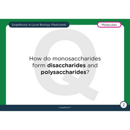 A-Level Biology Flashcards Pack 1