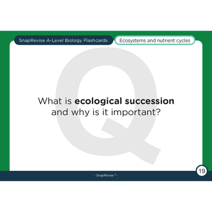 A-Level Biology Flashcards Pack 2