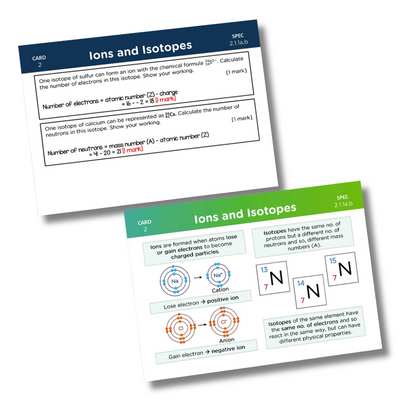 A-Level OCR Chemistry Revision Cards: Pack 1 of 2 (Modules 2-4)
