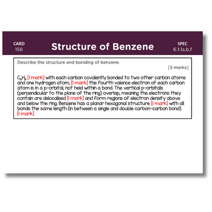 A-Level OCR Chemistry Complete Revision Card Bundle