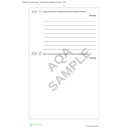 GCSE Chemistry Mock Exam Papers Bundle