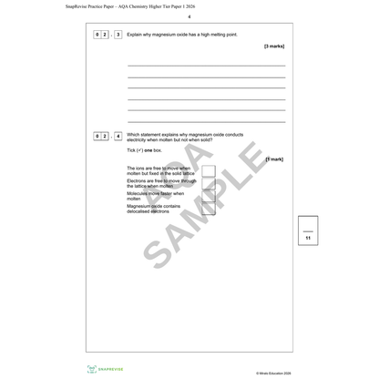 GCSE Chemistry Mock Exam Papers Bundle
