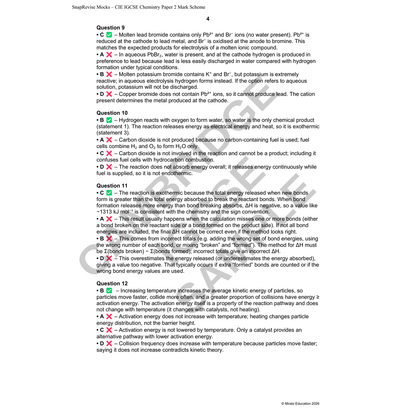 GCSE Chemistry Mock Exam Papers Bundle