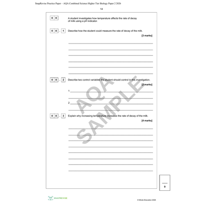 GCSE Combined Science Mock Exam Papers Bundle