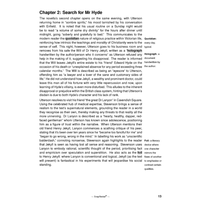 Text Guide: Strange Case of Dr Jekyll and Mr Hyde by Robert Louis Stevenson