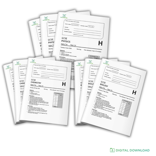 GCSE Triple Science Practice Papers 2026 Bundle