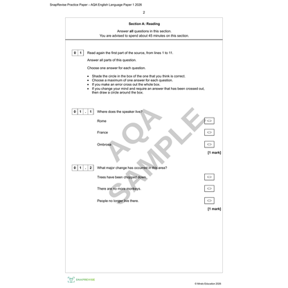 GCSE Mock Exam Papers All Subject Pack (Combined Science)