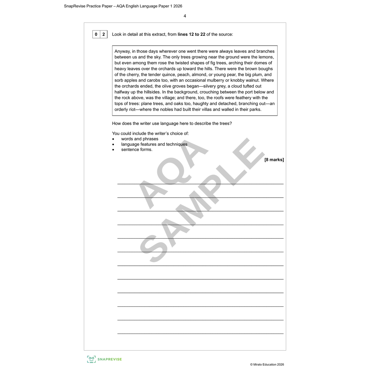 GCSE Mock Exam Papers All Subject Pack (Combined Science)