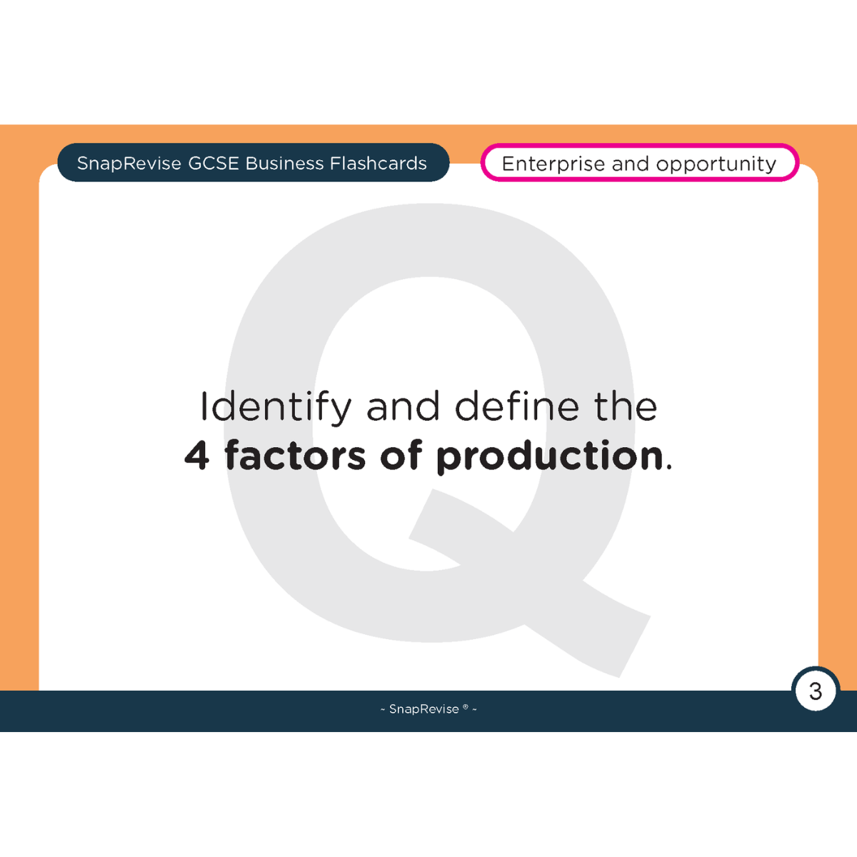 GCSE Business Flashcards