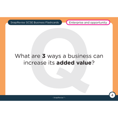 GCSE Business Flashcards