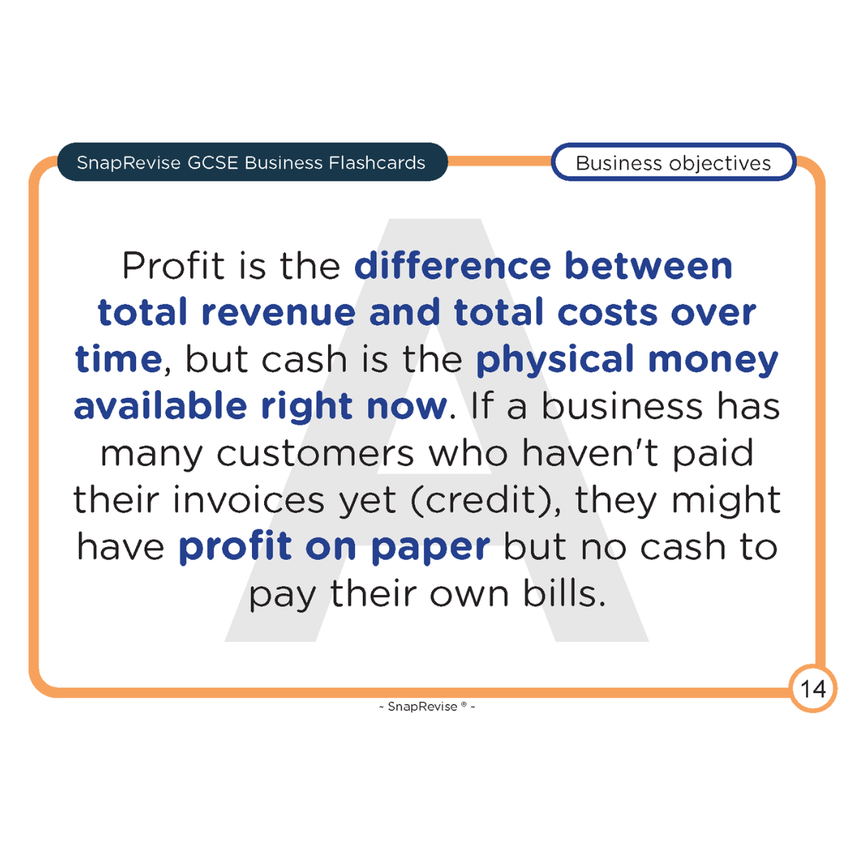 GCSE Business Flashcards