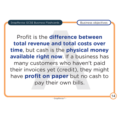 GCSE Business Flashcards